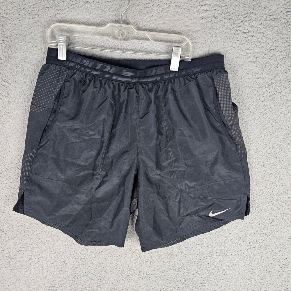Nike Shorts Mens M Black Wild Run DD6325-045 Running Training Athletic